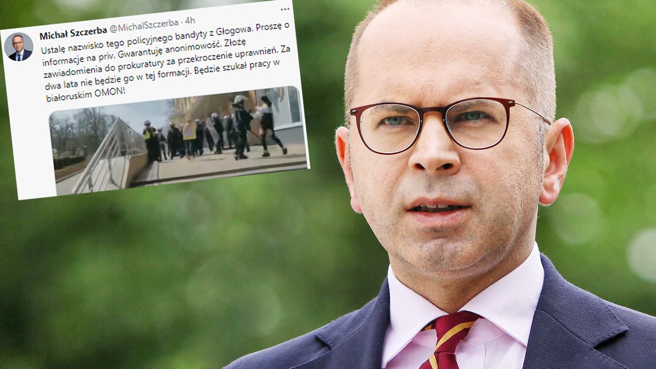Michał Szczerba zapowiedział, że „ustali nazwisko” policjanta (fot. PAP/Mateusz Marek) Michał Szczerba zapowiedział, że „ustali nazwisko” policjanta (fot. PAP/Mateusz Marek)