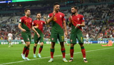 Reprezentacja Portugalii na mundialu w Katarze (fot. Getty)
