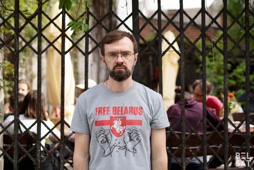 Доктар і намеснік прадстаўніцы ў справе сацыяльнай палітыкі Аб’яднанага пераходнага кабінету Станіслаў Салавей. Кракаў, Польшча. 14 красавіка 2024 года. (Фота: Караліна Новіцка / Белсат)