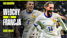 Włochy – Francja. Liga Narodów UEFA, 6. kolejka (fot. TVP SPORT)