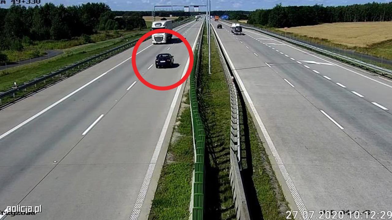 Jechal Autostrada A4 Pod Prad Wieszwiecej Tvp Info