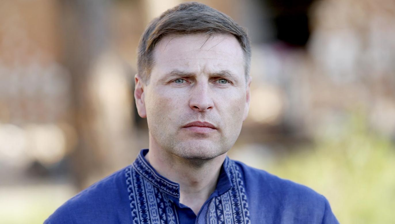 Szef MON Estonii Janno Pevkur (fot.  Ruslan Kaniuka/ Ukrinform/Future Publishing via Getty Images)
