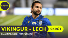 Vikingur Reykjavik – Lech Poznań [SKRÓT] (fot. PAP)