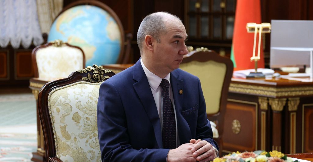 Міністр аховы здароўя Аляксандр Хаджаеў. (Фота: president.gov.by)