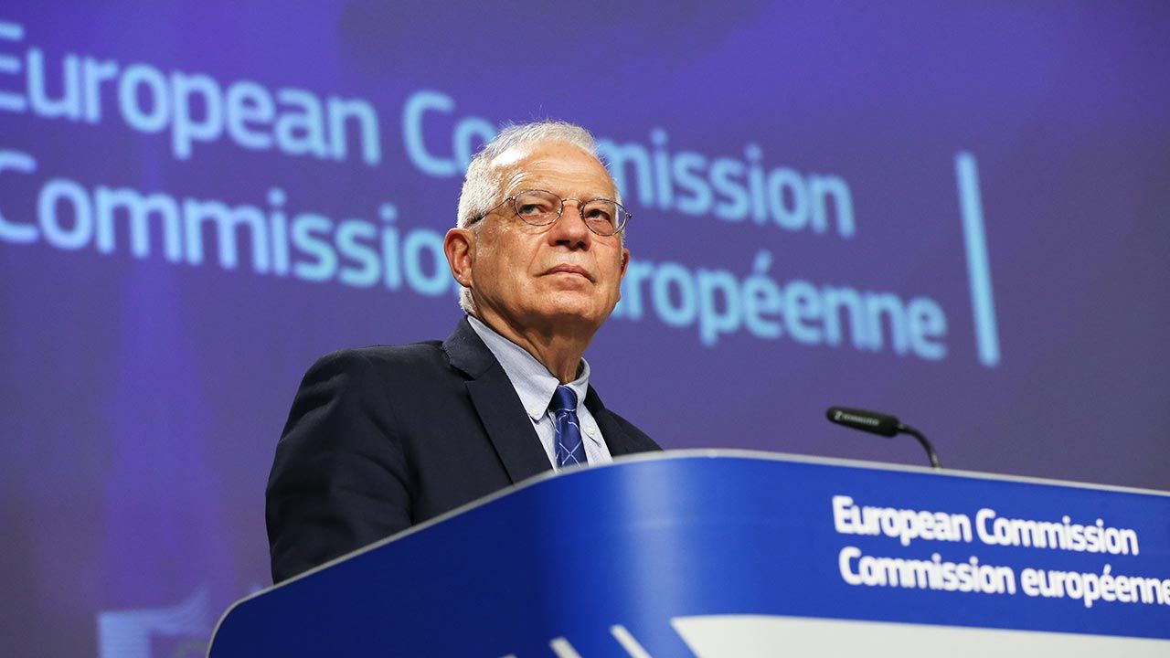 Szef dyplomacji UE Josep Borrell (fot. Pool/Getty Images) Szef dyplomacji UE Josep Borrell (fot. Pool/Getty Images)