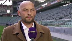 Trener Legii Warszawa Marek Gołębiewski (fot. TVP)