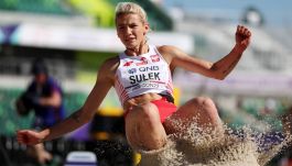 Adrianna Sułek wyrównała swój rekord w skoku w dal (fot. Getty)