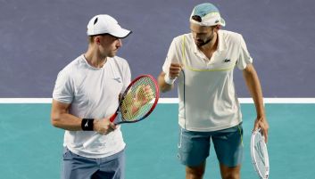 Jan Zieliński i Hugo Nys (fot. Getty Images) Jan Zieliński i Hugo Nys pożegnali się z turniejem w Barcelonie (fot. PAP)