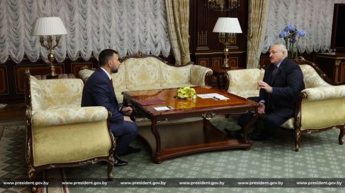 Alyaksandr Lukashenka met with Denis Pushilin, the head of the DNR, on September 19, 2024. Photo: president.gov.by